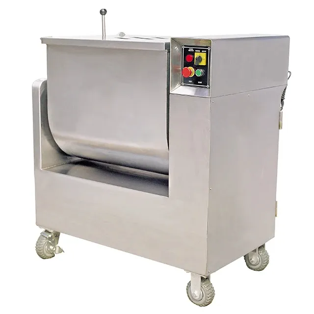 Commercial Stainless Steel Meat Filling Mixer for Sausage, Burger, and Meatball Processing