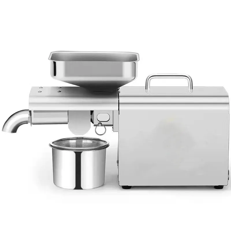 Automatic Stainless Steel Oil Press for Home Use