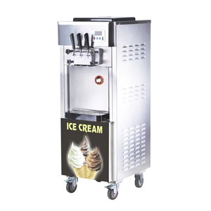 Commercial 110V Soft Serve Frozen Yogurt Maker 18L/H