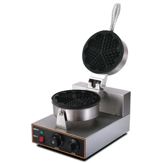 Hf-X5 Five Heart Stainless Steel Electric One Plate Waffle Maker with CE