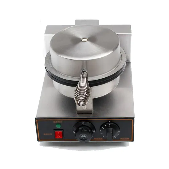 Stainless Steel 4 Half Baker Electric One Plate Cone Ice Cream Machine Waffle Maker Snack Machine