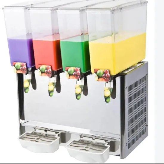 Premium Commercial Stainless Steel Electric Fruit Dispenser for Hot and Cold Beverages (CT-JDM-18L*2)