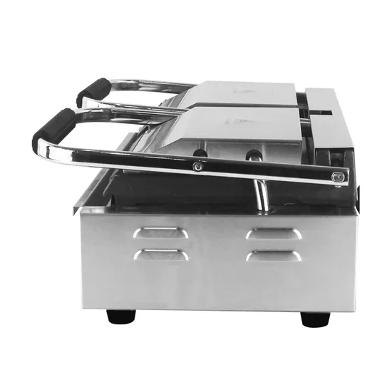Stainless Steel Double Press Plate Sandwich Maker Machine