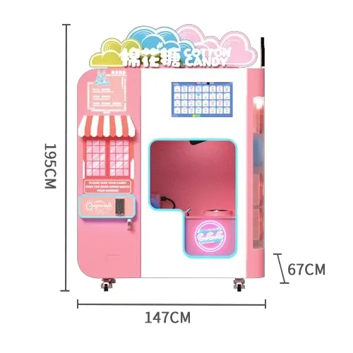 Cotton Candy Vending Machine